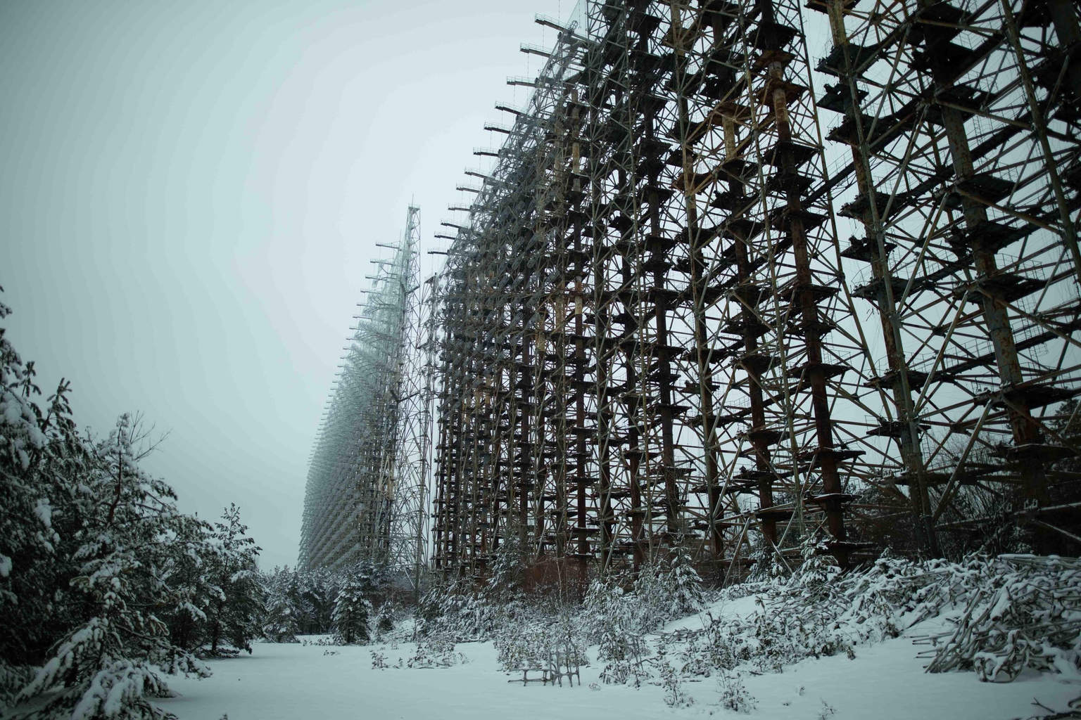 Duga Radar in the winter